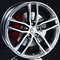 BBS SX Platinum Silver Polish 8.5x19 5/114.3 ET45 B82 – kuva 1