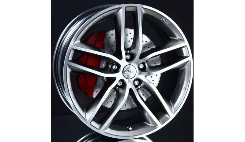 BBS SX Platinum Silver Polish 8.5x19 5/114.3 ET45 B82 – kuva 1/2