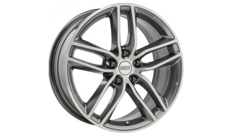 BBS SX Platinum Silver Polish 8.5x19 5/114.3 ET45 B82 – kuva 2/2