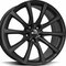 Brock B32 Matt Black 8.5x19 5/130 ET52 B71.6 – kuva 2
