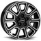 Rial Transporter 2 Diamond Black Pol 7.5x18 5/120 ET60 B65.1 – kuva 1