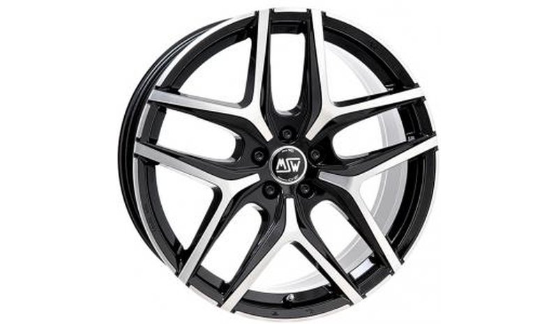 MSW 40 Black Polished 7x17 5/120 ET45 B65.1 – kuva 1/1