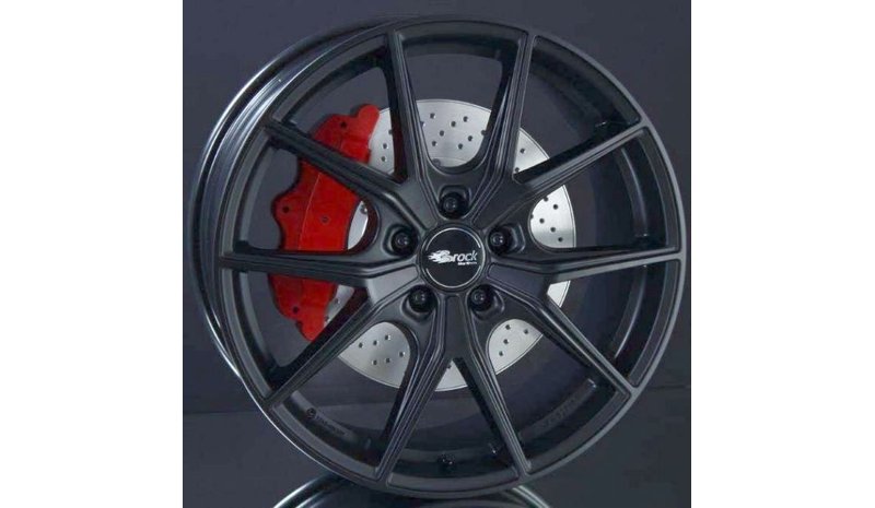 Brock B40 Satin Black Matt 9x19 5/114.3 ET45 B70.7 – kuva 1/2