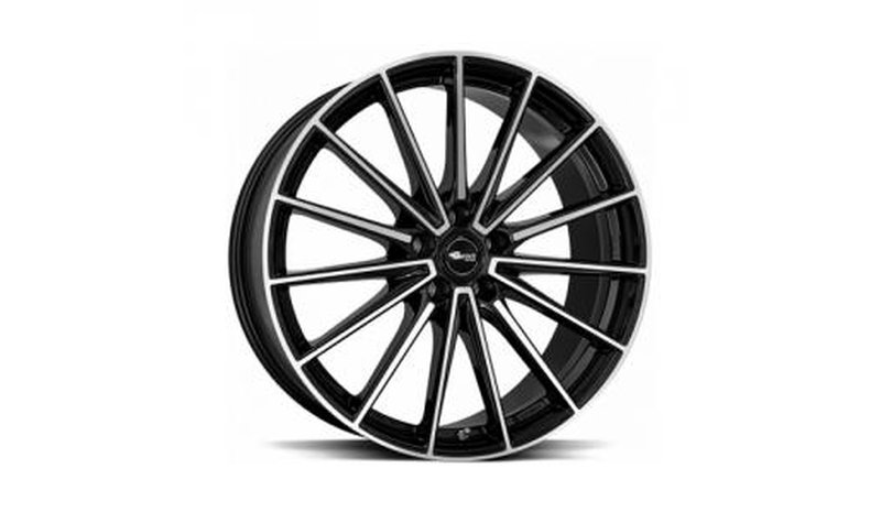 Brock B43 Black Full Polish 7.5x20 5/114.3 ET45 B67.1 – kuva 2/2
