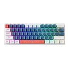 Machenike K500-B61 näppäimistö Pelaaminen USB QWERTY Sininen, Valkoinen, Punainen K500