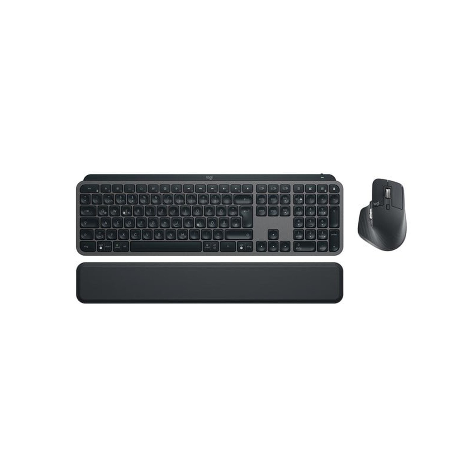 Logitech MX Keys Combo For Business Gen 2 (DE) - Näppäimistö ja Hiirisetti - Saksa - Musta