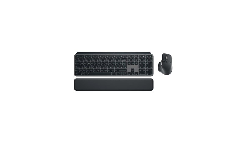 Logitech MX Keys Combo For Business Gen 2 näppäimistö Sisältää hiiren Office RF Wireless + Bluetooth QWERTZ Saksa Grafiitti 920-0