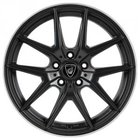 Aluett 86 Matt Black Machined Face 8x18 5/112 ET30 B70