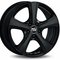 MSW 19 Matt Black 6.5x16 5/120 ET51 B65.1 – kuva 1