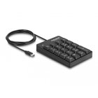 DeLOCK 12108 Numeerinen näppäimistö Universaali USB Musta 12108