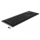 DeLOCK 12671 näppäimistö Office Langaton RF QWERTZ Saksa Musta 12671