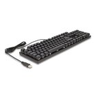 DeLOCK 12115 näppäimistö Pelaaminen USB QWERTZ Saksa Musta 12115