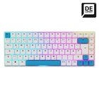 Sharkoon SKILLER SGK50 S3 PBT näppäimistö Pelaaminen USB QWERTZ Saksa Valkoinen 40449