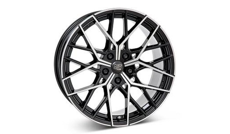 MSW 74 Gloss Black Polished 8.5x20 5/114.3 ET45 B73.1