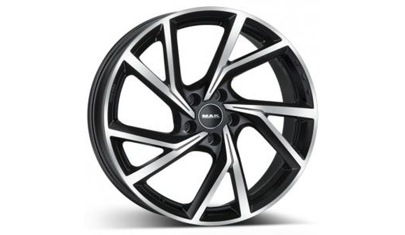 MAK Kassel Black polished 8.5x20 5/112 ET30 B66.5