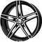 Brock B33 Black Full Polish 8x18 5/114.3 ET45 B72.6 – kuva 1