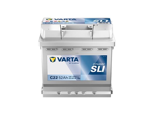 VARTA BLUE DYNAMIC C22 52AH AKKU