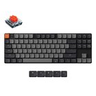 Keychron K1 näppäimistö Universaali USB + Bluetooth QWERTY englanti Harmaa K1X-A