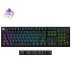 Keychron K10 HE näppäimistö Pelaaminen USB + RF Wireless + Bluetooth QWERTY englanti Musta K10H
