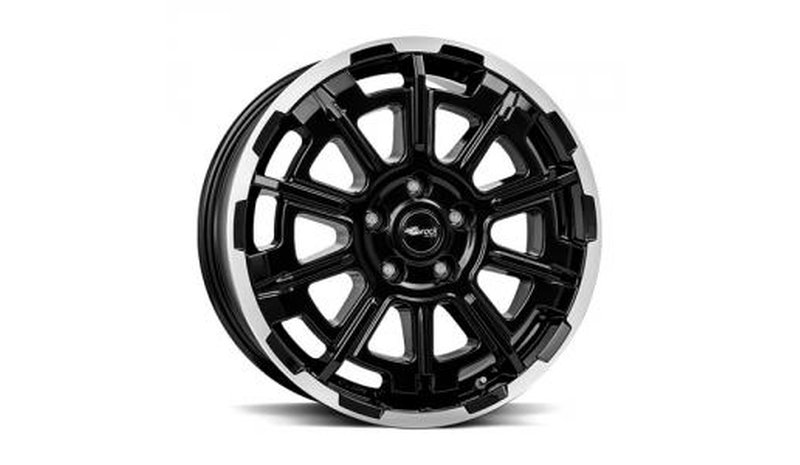 Brock B45 Black Full Polish 8x20 5/120 ET52 B65.1 – kuva 2/3