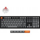 Keychron K10 Max QMK näppäimistö Universaali USB + RF Wireless + Bluetooth Musta K10M