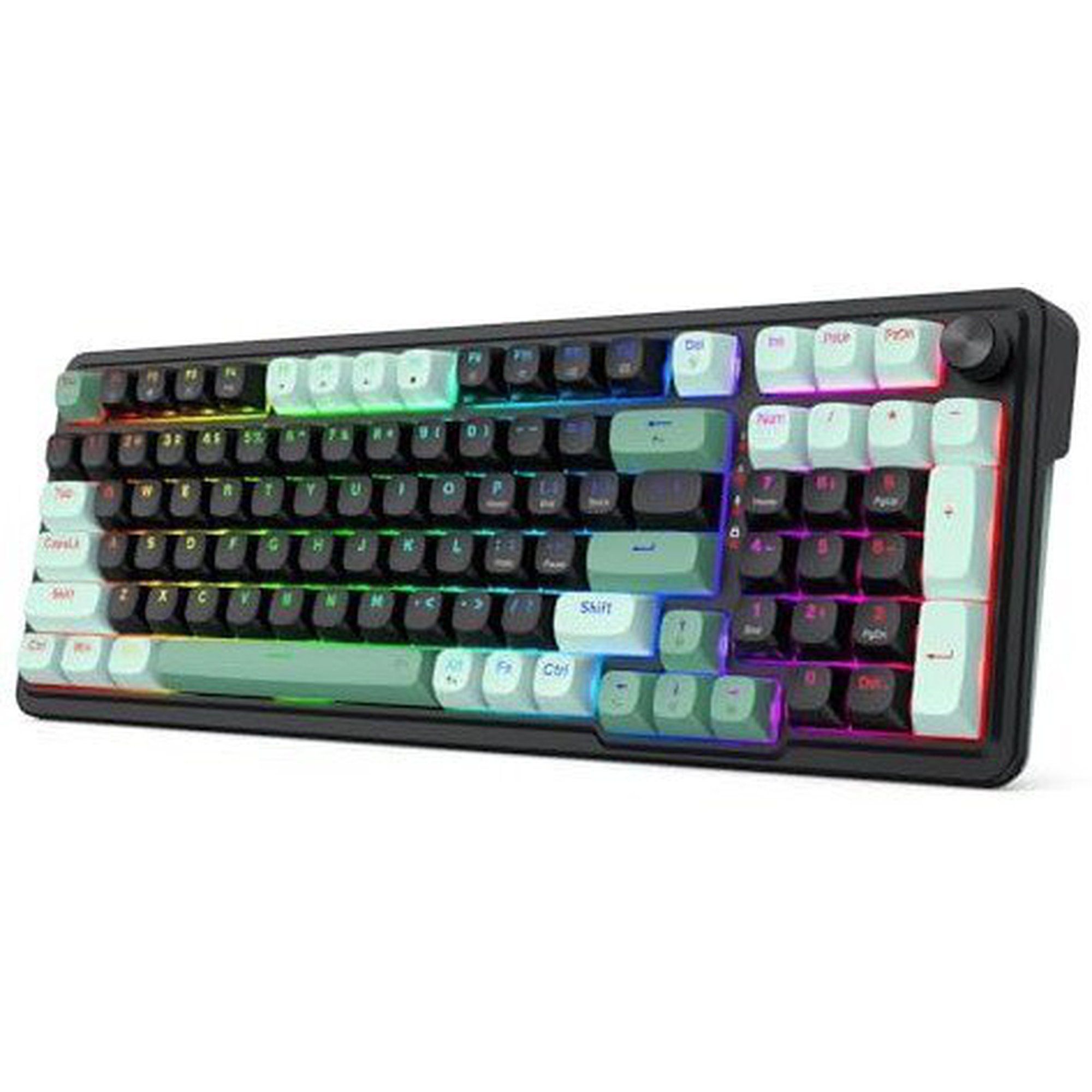 Redragon K686bg-rgb-m Mekaaninen näppäimistö, musta-vihreä