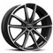 GMP Titan Black Diamond 9.5x21 5/130 ET60 B71.6 – kuva 2