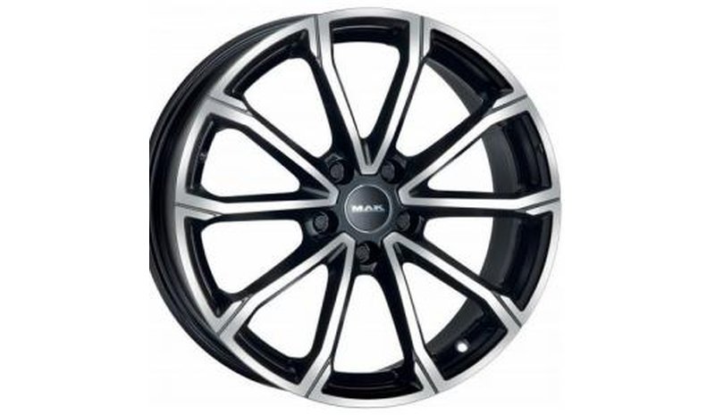 MAK DaVinci Black Polished 7.5x18 5/112 ET48 B57.1 – kuva 1/1