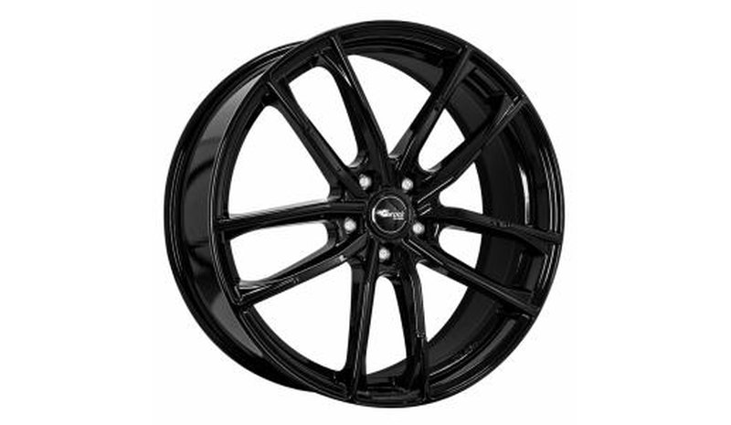 Brock B38 Shiny Black 8x19 5/112 ET52 B66.7 – kuva 1/1