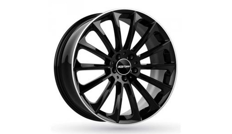 GMP Stellar Black Machined Lip 9x22 5/108 ET45 B63