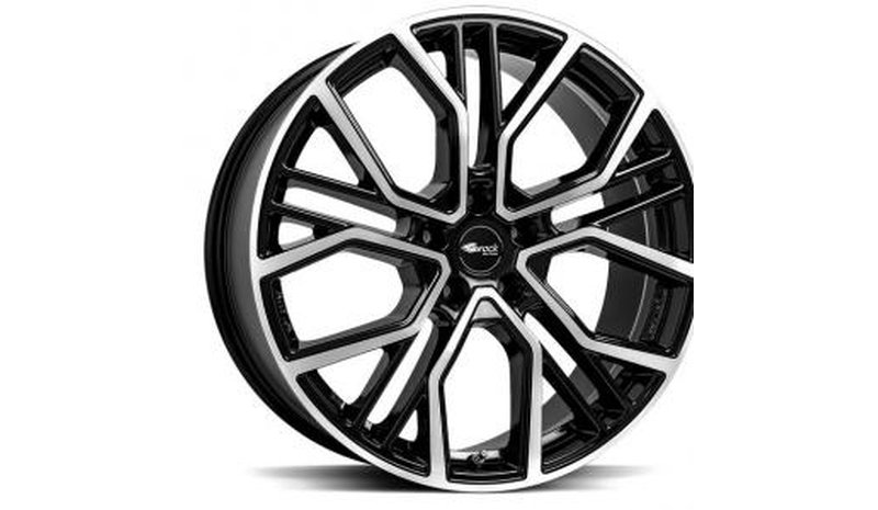 Brock B41 Black Full Polish 9.5x21 5/114.3 ET40 B64.2