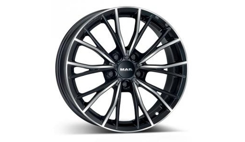 MAK Mark Black Polished 8x18 5/120 ET34 B72.6 – kuva 1/1