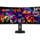 MSI MAG 341CQP QD-OLED X28 tietokoneen litteä näyttö 86,4 cm (34") 3440 x 1440 pikseliä UltraWide Quad HD Musta MAG 3