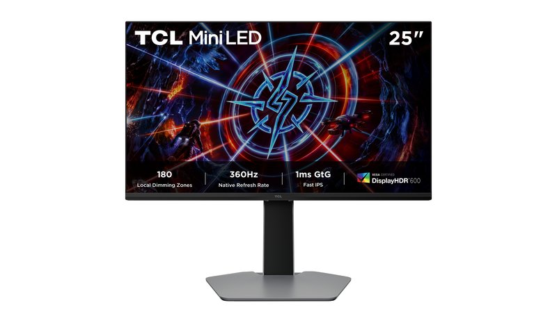 TCL P2 25P2A Pro tietokoneen litteä näyttö 63,5 cm (25") 2560 x 1440 pikseliä 2K LED Harmaa 25P2A – kuva 1/2