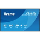 iiyama LH5066UHSB-B1AG infonäyttö Digitaalinen litteä infotaulu 127 cm (50") LCD Wi-Fi 800 cd/m² 4K Ultra HD Musta Sisäänrakennettu prosessori Android 24/7 LH506