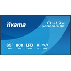 iiyama LH6566UHSB-B1AG infonäyttö Digitaalinen litteä infotaulu 165,1 cm (65") LCD Wi-Fi 800 cd/m² 4K Ultra HD Musta Sisäänrakennettu prosessori Android 24/7 LH656