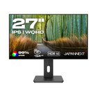 JAPANNEXT JN-27IPS4FLWQHDR-HSP tietokoneen litteä näyttö 68,6 cm (27") 2560 x 1440 pikseliä Wide Quad HD LCD Musta JN-27
