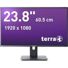 TERRA 3030250 tietokoneen litteä näyttö 60,5 cm (23.8") 1920 x 1080 pikseliä Full HD LED Musta 30302