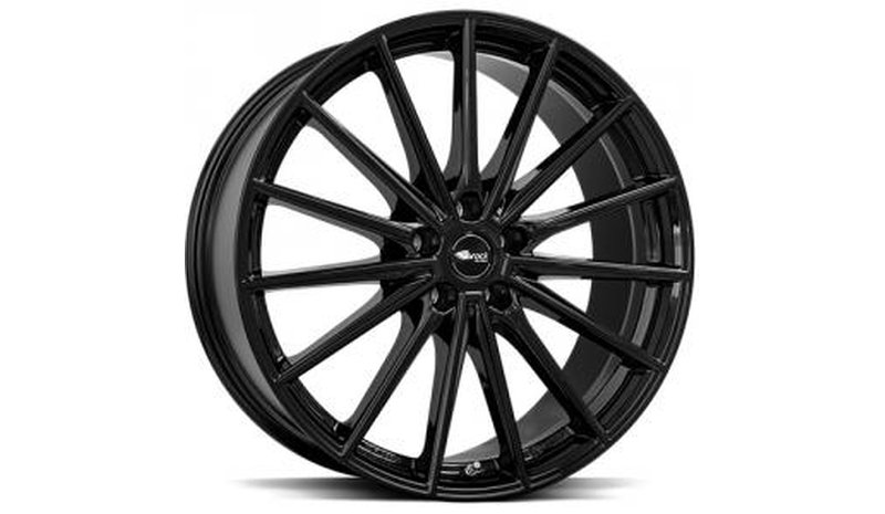 Brock B43 Shiny Black 8.5x20 5/114.3 ET54 B67.1 – kuva 2/2