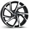 MAK Kassel Black Polished 8.5x19 5/120 ET50 B67.1 – kuva 1
