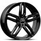 GMP Fasten Glossy Black 8.5x20 5/112 ET25 B66.6 – kuva 1