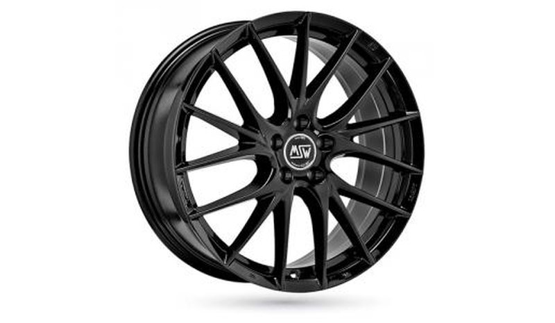 MSW MSW29 Shiny Black 8x19 5/112 ET49 B73 – kuva 1/1