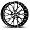 MAK Monaco Black polished 8.5x19 5/130 ET52 B71.6 – kuva 1