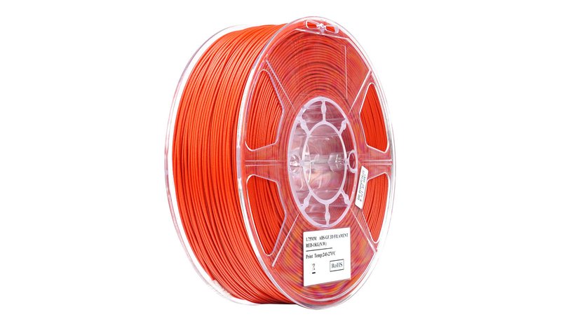 eSUN ABS-GF Punainen 1 kg ABS-G – kuva 1/1