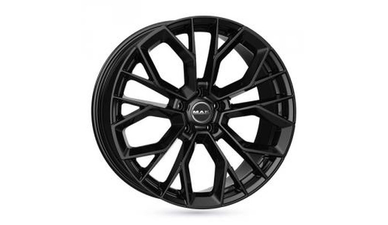 MAK Stilo-D Shiny Black 9,5x19 5/108 ET27 B63 – kuva 1/1