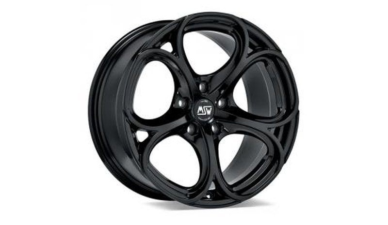 MSW MSW82 Shiny Black 9x20 5/110 ET31 B65 – kuva 1/1