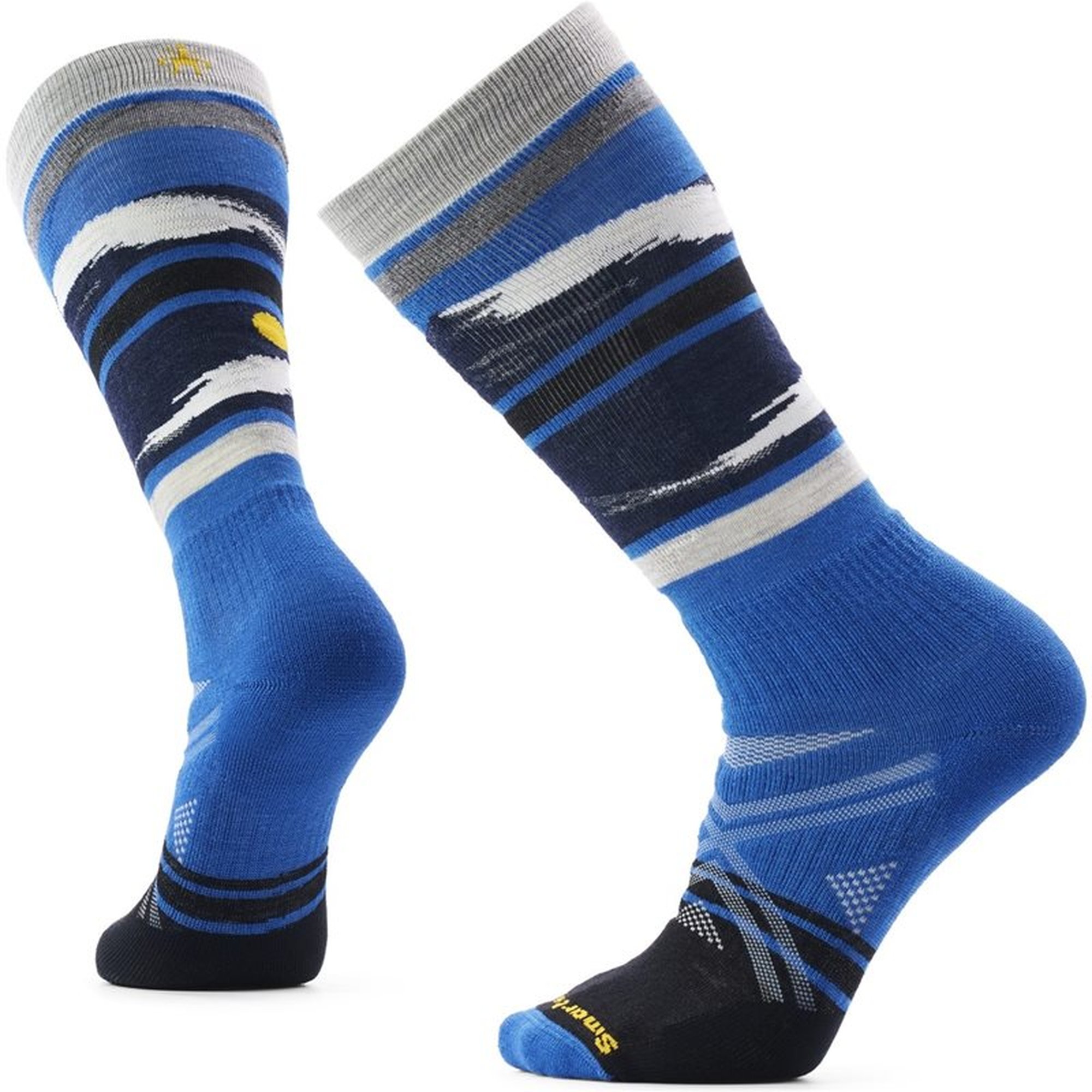 Smartwool Ski Full Cushion Midnight Ski Otc Socks Laguna Blue - XL