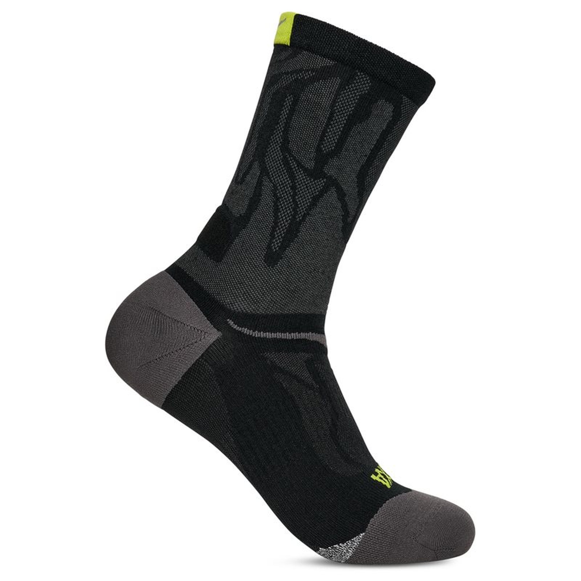 Hoka U Clifton Crew Run Sock Black - M