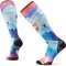 Smartwool Ski Zero Cushion Ski Day Print Otc Socks Laguna Blue - S – kuva 1
