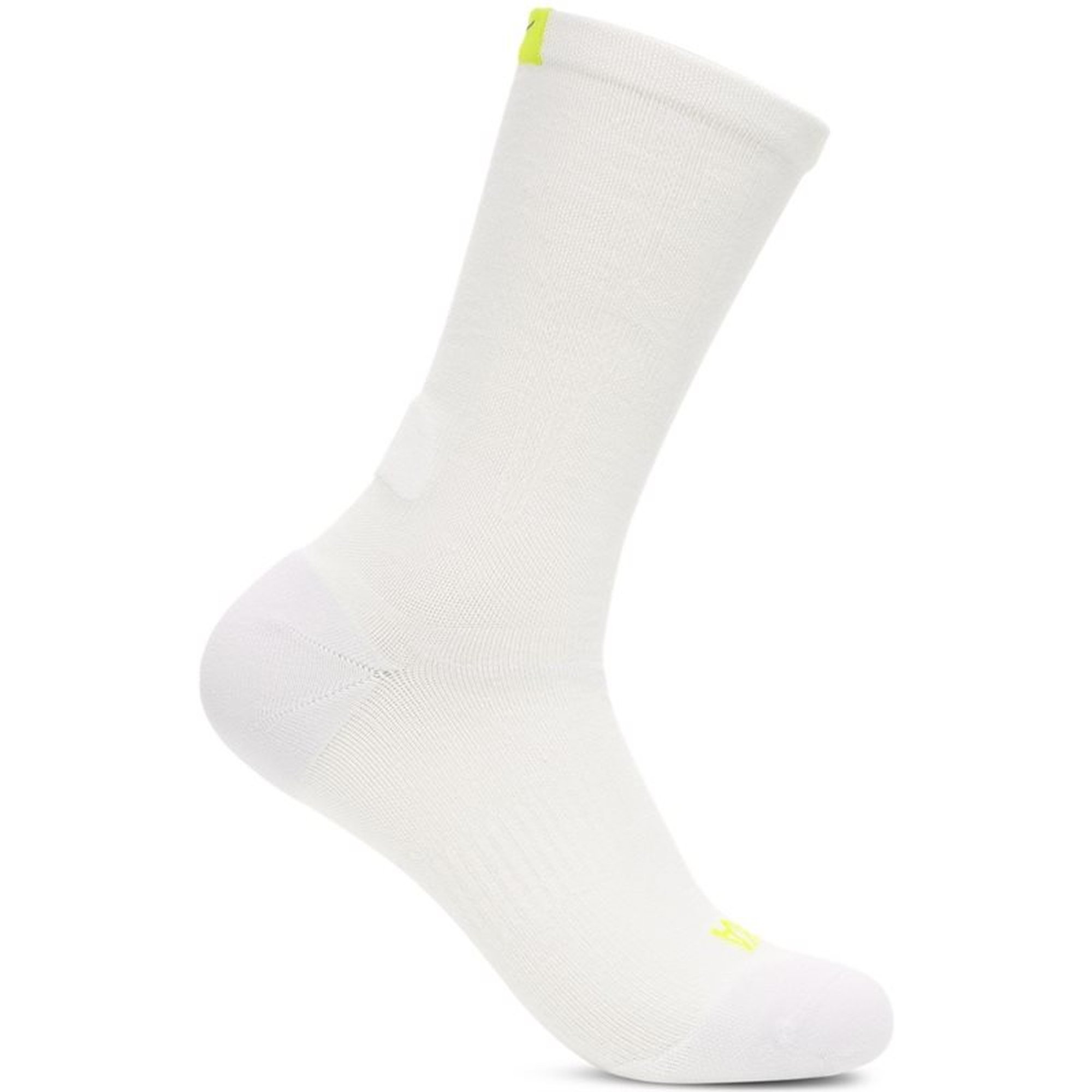 Hoka U Clifton 10 Crew Run Sock White - L